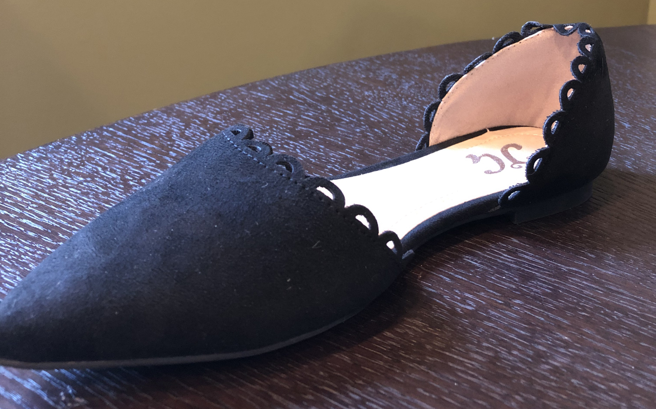 espadrille flats black