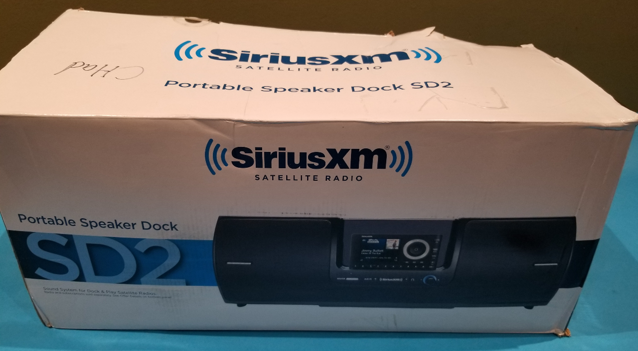 SIRIUSXM PORTABLE SPEAKER DOCK SD2 MDG Sales, LLC