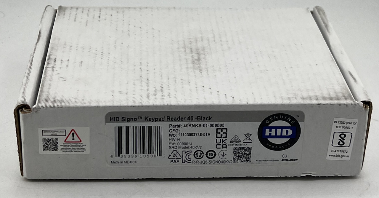 HID SIGNO KEYPAD READER WALL SWITCH MOUNTS 40 BLACK 40KNKS-01-000000 SRD:40KV2