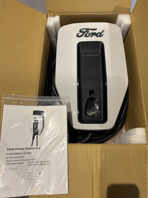 FORD OEM NL38-10C823-AC LIGHTING MACHE EV CHARGE STATION PRO 80A WALLBOX F-150