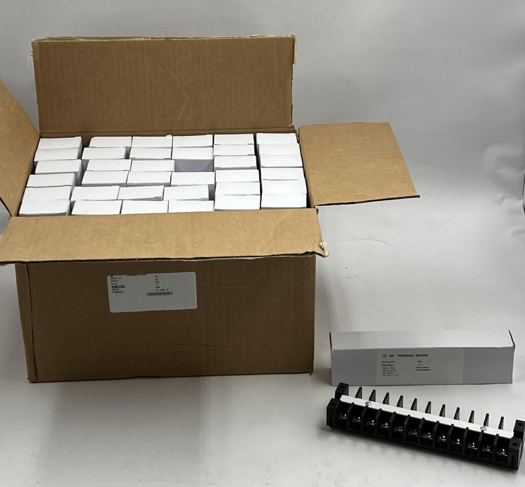 BOX OF 36 GE GENERAL ELECTRIC EB TERMINAL BOARD EB25B12 600V/30A