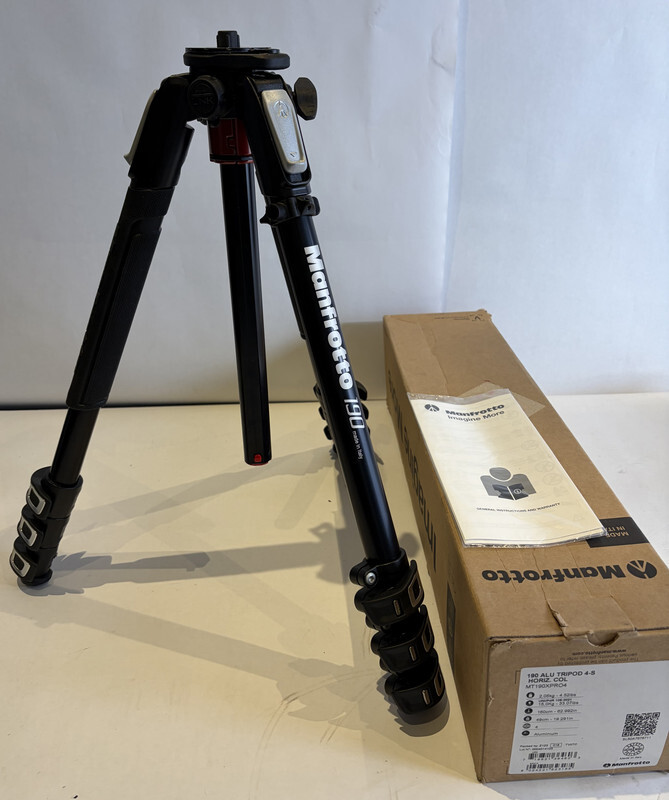 MANFROTTO MT190XPRO4 ALUMINUM TRIPOD LEGS QUICK POWER LOCK EASY LINK 190 ALU 4-S