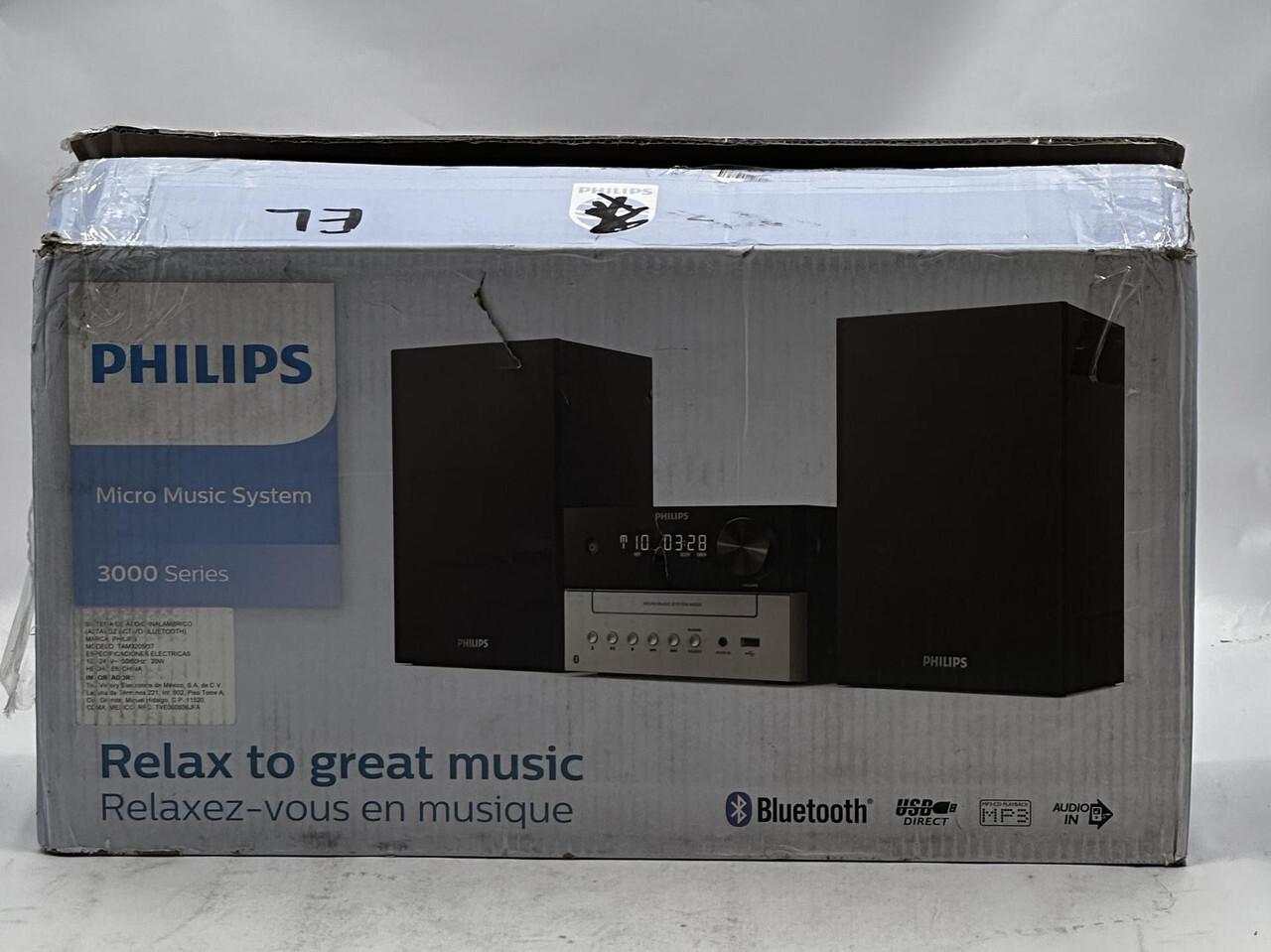 PHILIPS TAM3205/37 MICRO MUSIC SYSTEM 3000 SERIES 
