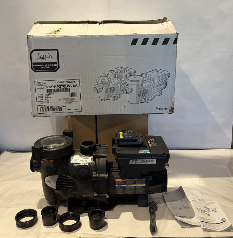 JANDY VS PLUS HP 2.7 THP VARIABLE SPEED POOL PUMP W/ CONTROLLER VSPHP270DV2AS