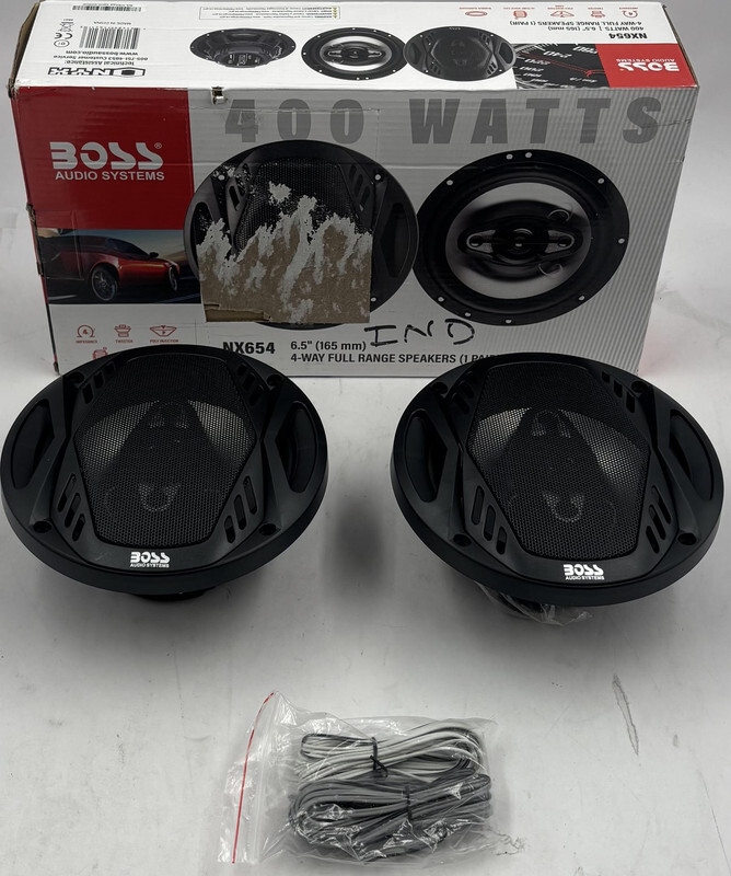 BOSS AUDIO SYSTEMS NX654 400 WATTS 6.5" 4-WAY FULL RANGE SPEAKERS 1-PAIR