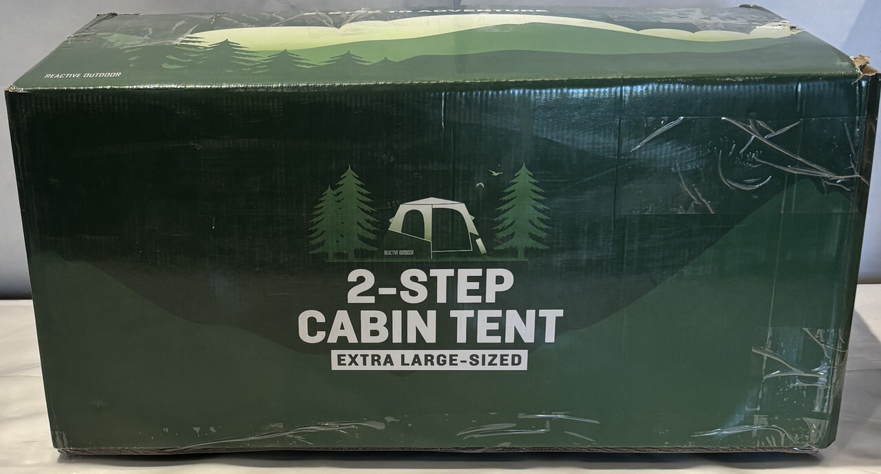 REACTIVE OUTDOOR 2-STEP CABIN B018 EXTRA LARGE SIZED 10P WATERPROOF