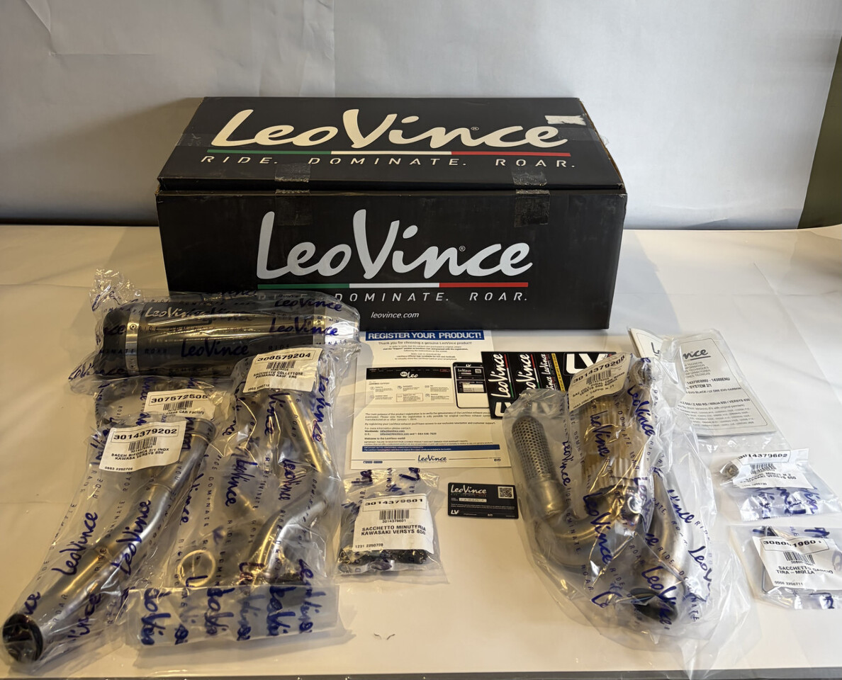 LEOVINCE LV ONE EVO BLACK EDITION FULL SYSTEM EXHAUST 14379EBNU STAINLESS STEEL