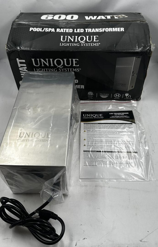 UNIQUE 600SSSL-LED-PS LIGHTING SYSTEMS MULTI-TAP POOL/SPA RATED LED TRANSFORMER