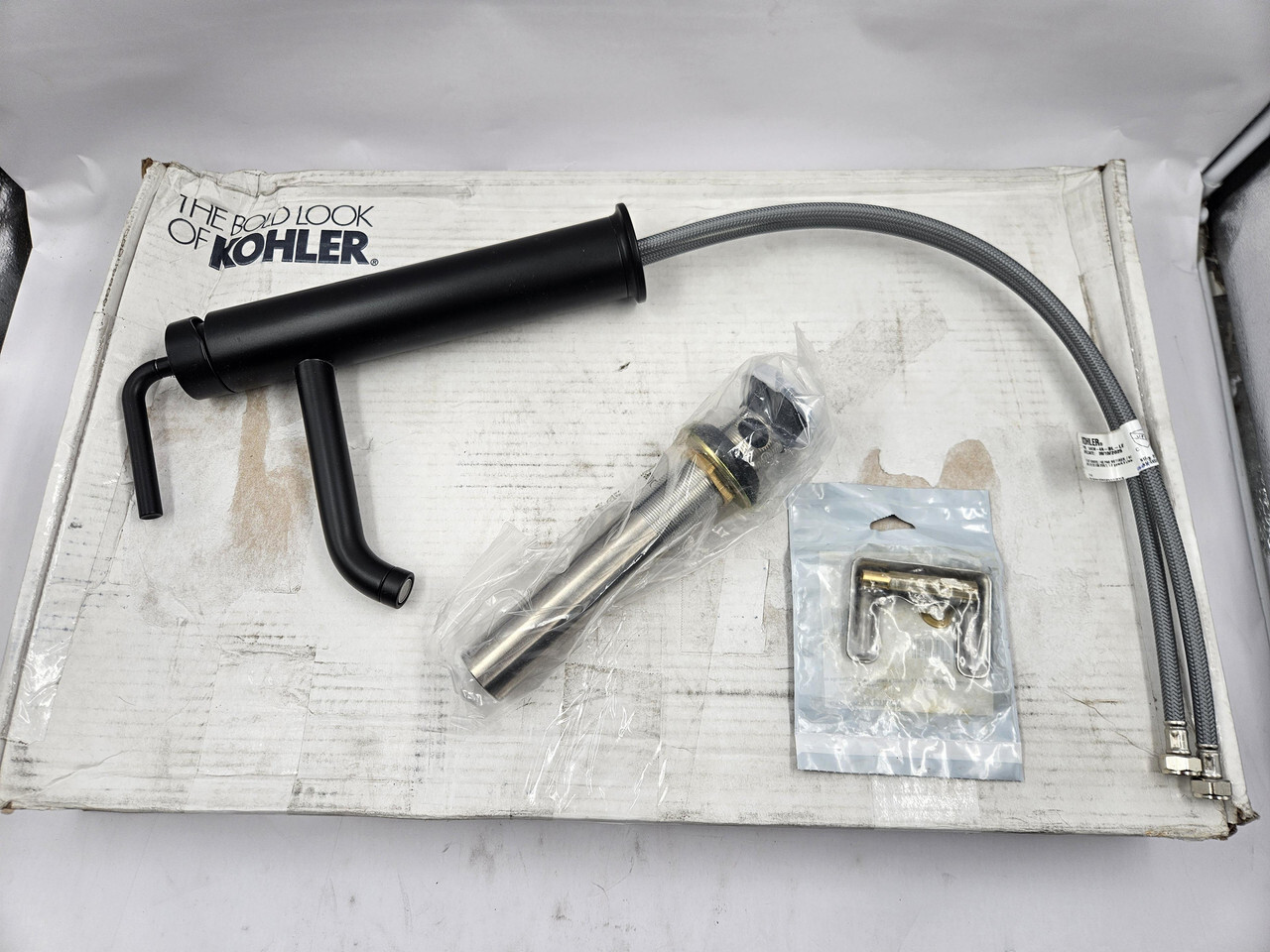 KOHLER 14404-4A-BL PURIST TALL 1H BATHROOM SINK FAUCET W/LEVER HANDLE 1.2 GPM