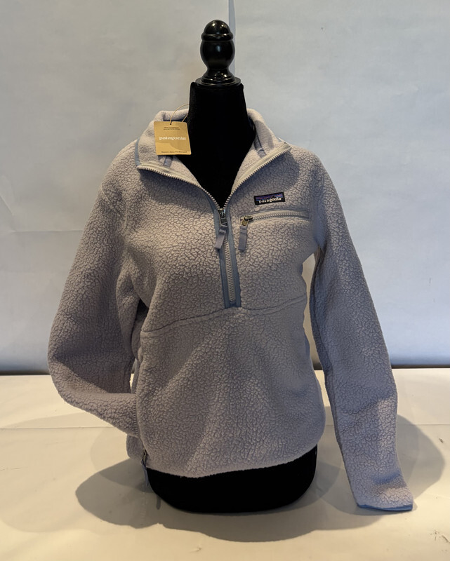 PATAGONIA 22835 WOMEN'S RETRO PILE MARSUPIAL PULLOVER SIZE S PERMAFROST PURPLE