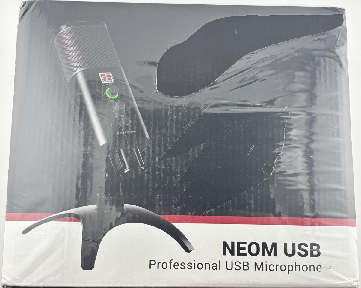 SE ELECTRONICS NEOM USB PROFESSIONAL USB MICROPHONE WITH STAND AND CABLE