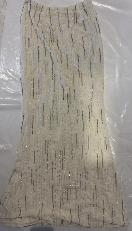 OCEANUS X DAPHNE APHRODITE'S WHITE CO-ORD SKIRT SIZE M MEDIUM JERSERY WHITE SD