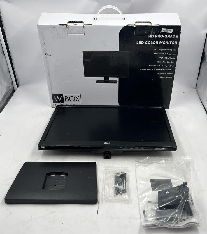 WBOX TECHNOLOGIES 19M38D 18.5" HD PRO-GRADE LED COLOR MONITOR
