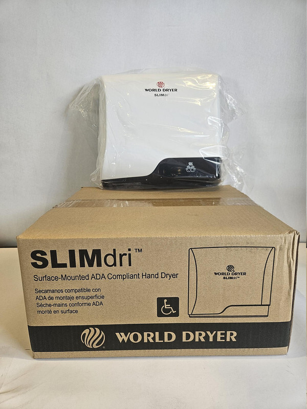 WORLD DRYER L-974A SLIMDRI SURFACE-MOUNTED ADA COMPLIANT HAND DRYER