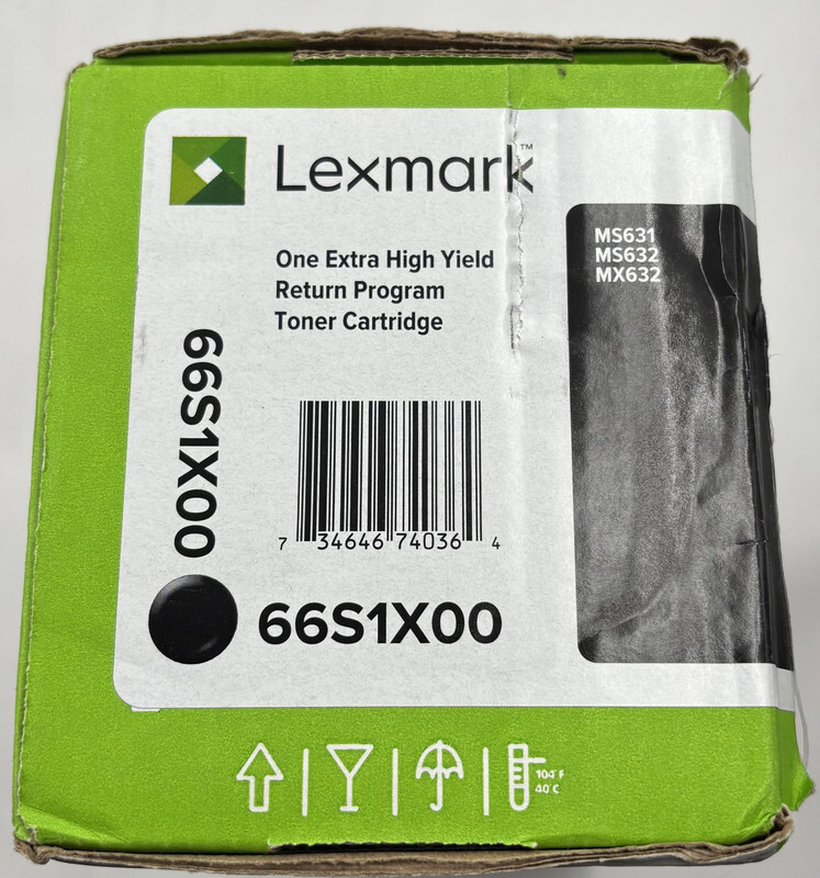 LEXMARK GENUINE UNISON 66S1X00 EXTRA HIGH YIELD TONER CARTRIDGE