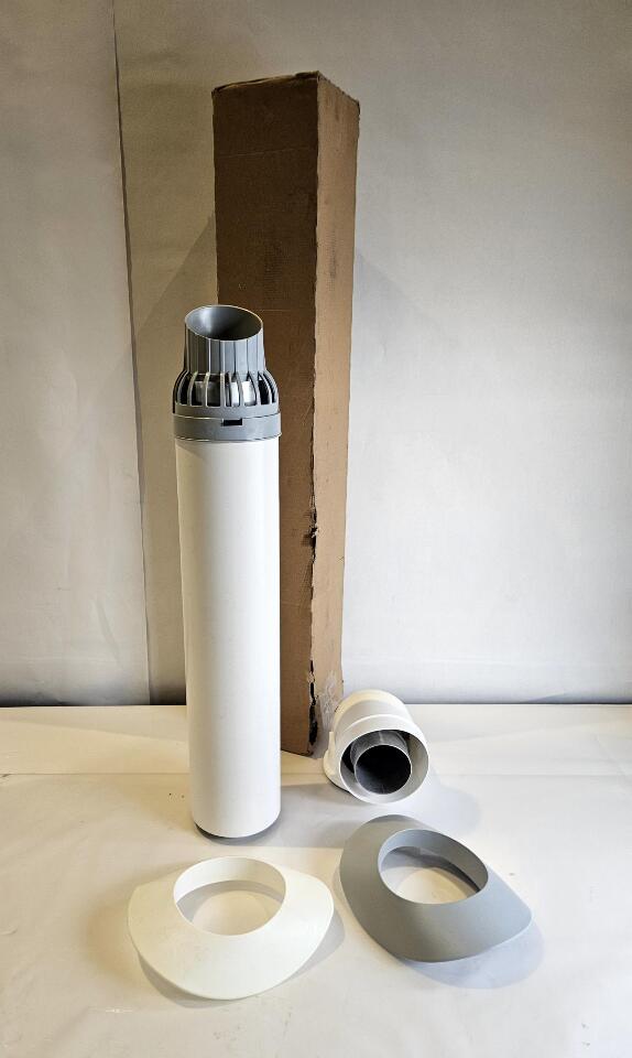 RINNAI 223182 21&rdquo; UNIVERSAL NON-CONDENSING TERMINATION KIT WHITE