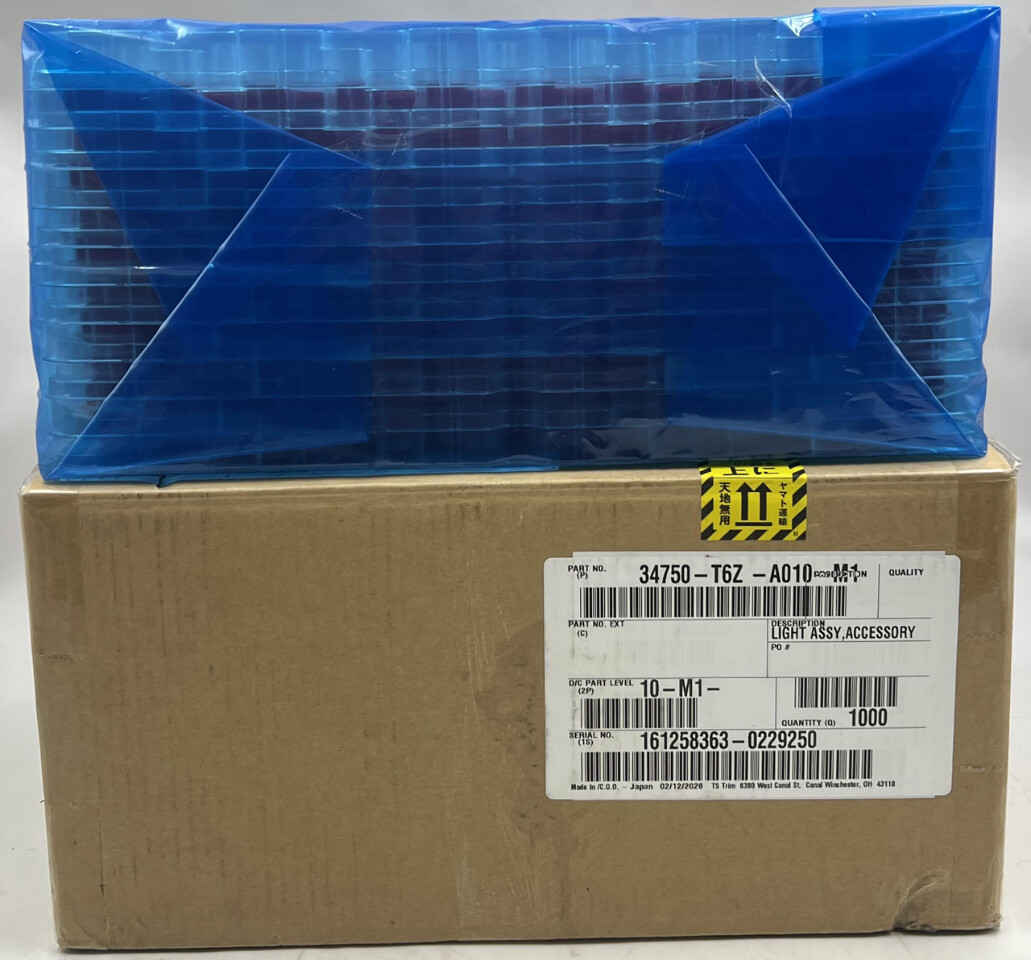 QTY 1000 HONDA RIDGELINE/PASSPORT 34750-T6Z-A010-M1 LIGHT ASSY/ACCESSORY