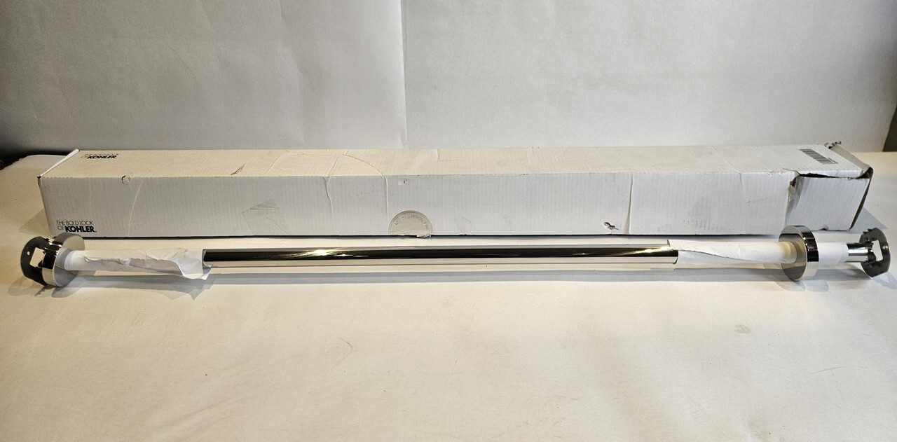 KOHLER K-33810-S ELATE SHOWER ROD 42-5/8" - 70-7/8" POLISHED STAINLESS