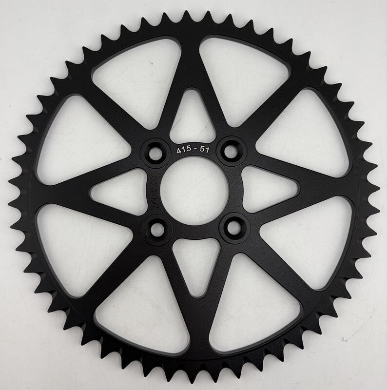 T-REX REAR SUPER LIGHT RACING SPROCKETS FOR 415/420 CHAIN 415-51