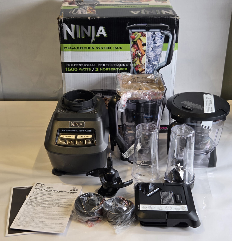 NINJA BL770 MEGA KITCHEN SYSTEM 1500W BLENDER PROCESSOR CRUSHING NUTRI NINJA