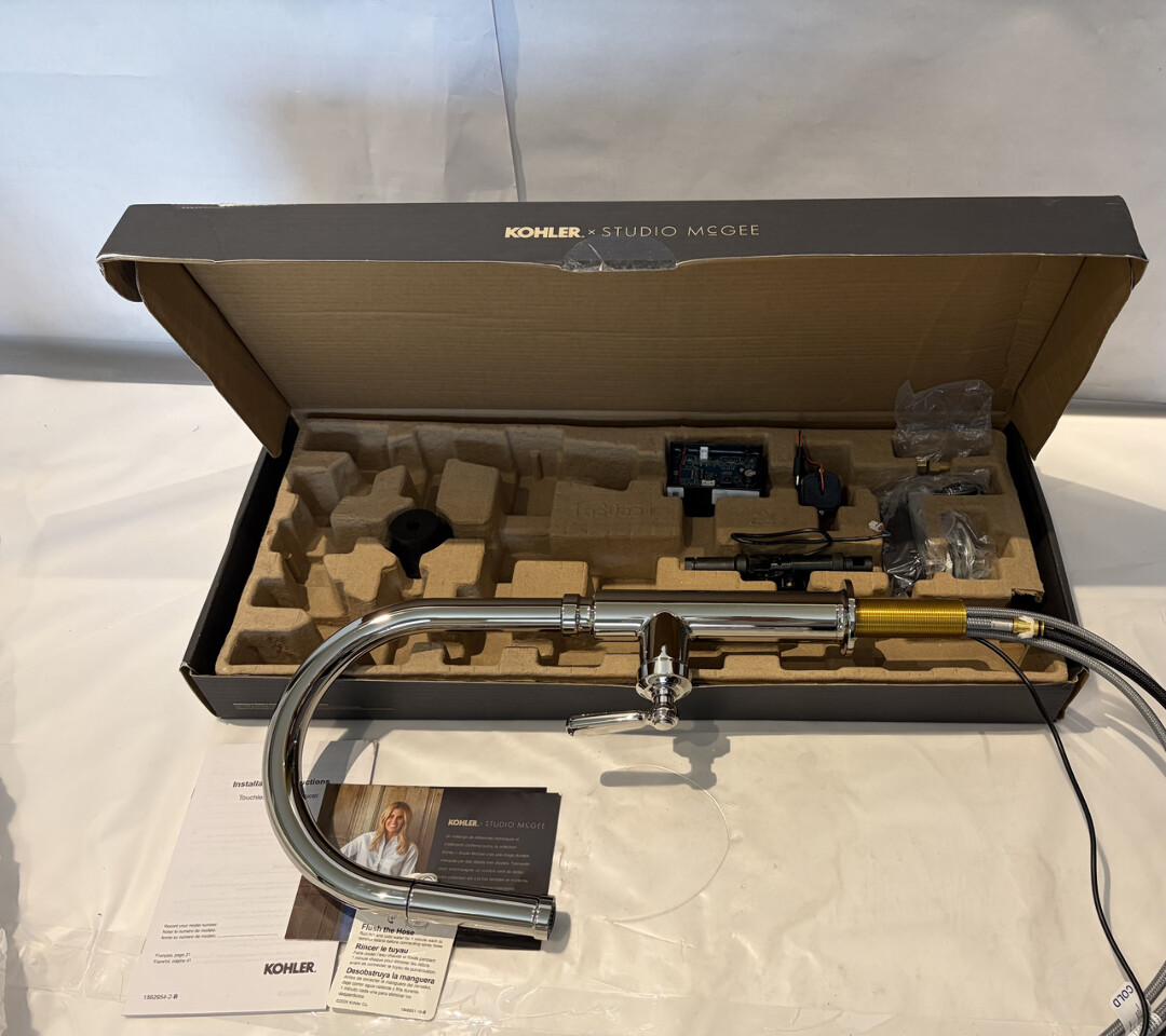 KOHLER MCGEE EDALYN PULLDOWN KITCHEN FAUCET 28358-RT2-SN VIBRANT POLISHED NICKEL