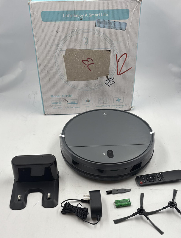 MAMNV BR151 ROBOTIC VACUUM WITH MOP AND SWEEP OPTIONS REMOTE CONTROL/AUTO