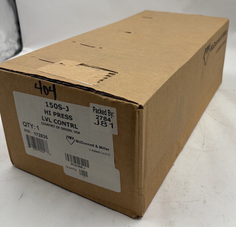 MCDONNELL & MILLER 150S-J COMBINATION LWCO AND PUMP CONTROL 172835 MCD150S-J