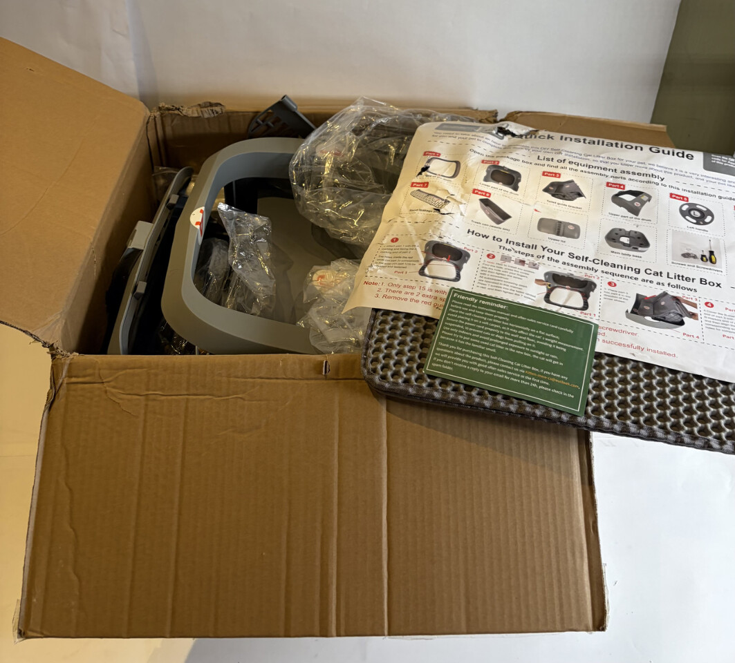 MINTAKAWA SELF CLEANING LITTER BOX APP CONTROL AND WEIGHT MONITORING