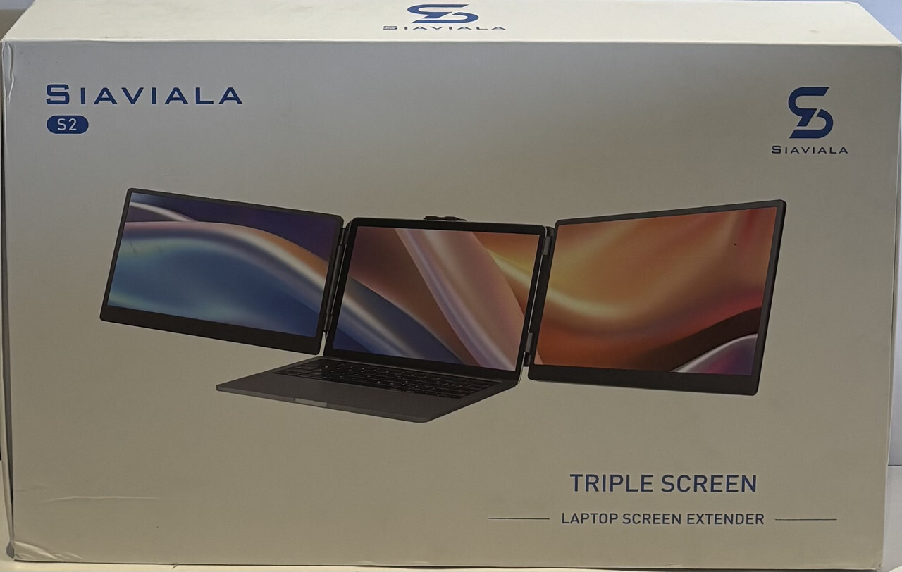 SIAVIALA S2 LAPTOP TRIPLE SCREEN LAPTOP SCREEN EXTENDER 14" 16HZ 1920X1080P