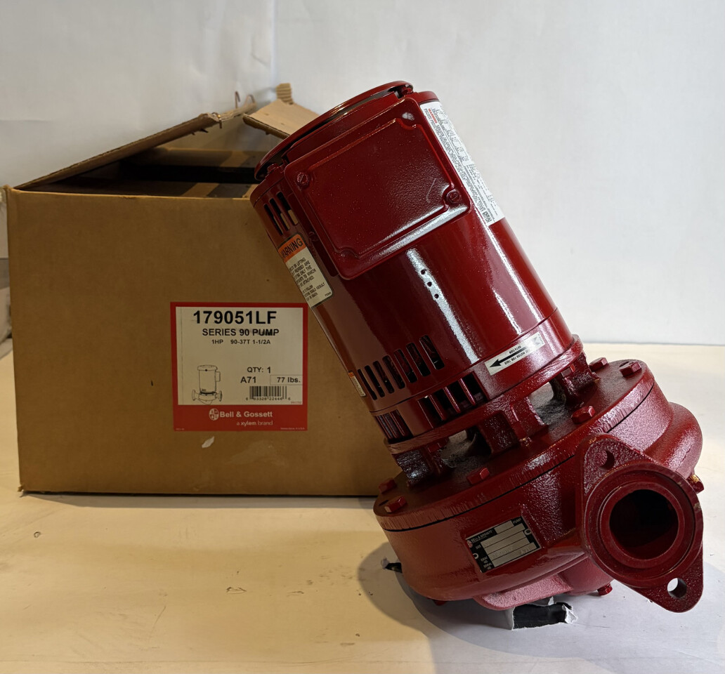 BELL & GOSSETT 179051LF SERIES 90 CENTRIFUGAL PUMP 90-37T 1HP 1-1/2A