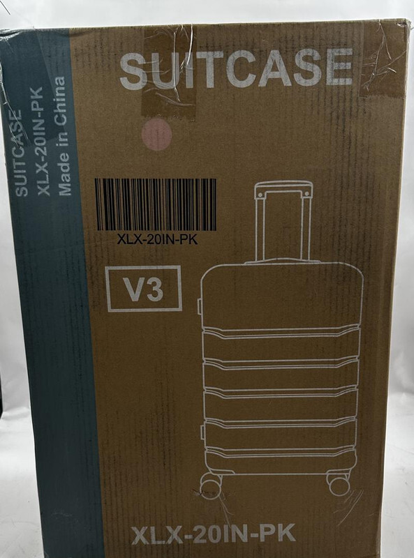 SWEETCRISPY 20" CARRY-ON XLX-20IN-PK V3 PINK SUITCASE YHJ-111 SPINNER
