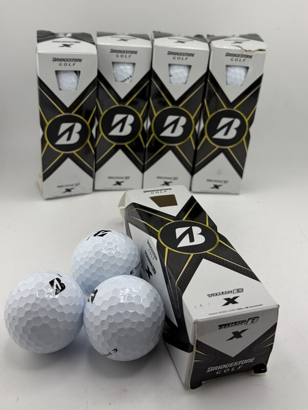LOT OF 15 BRIDGESTONE TOUR B  XS GOLF BALLS IN ORINGAL BOXES