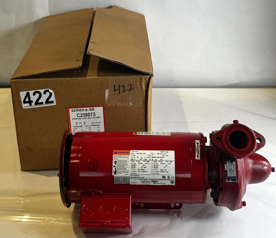 BELL & GOSSETT E-90 6203-2RS-J/C3 56J 5HP 1.5AAB FB53 3450RPM 208-230/460V  PUMP