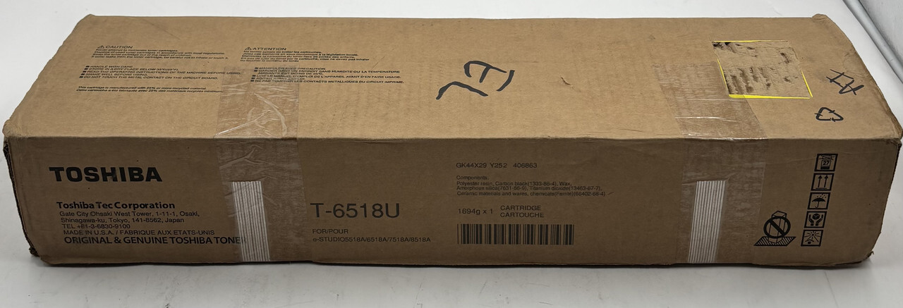 TOSHIBA T-6518U ORIGINAL & GENUINE TOSHIBA TONER CARTRIDGE