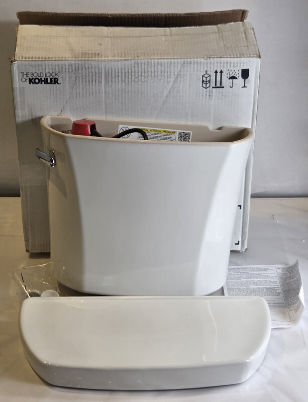KOHLER WELLWORTH 4467-0 1.28GPF/4.8LPF TOILET TANK WITH GRAVITY FLUSH WHITE