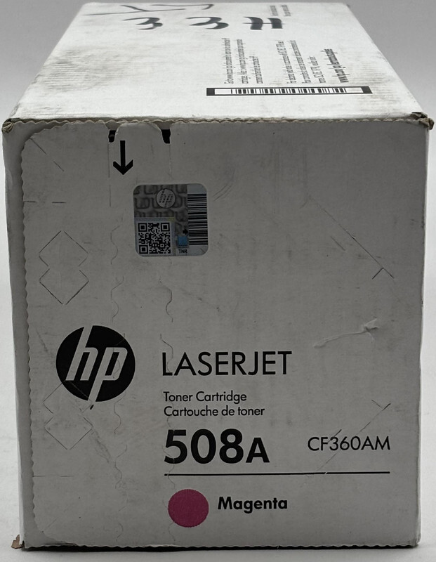 HEWLETT-PACKARD HP 508A CF363A MAGENTA TONER CARTRIDGE GENUINE HP