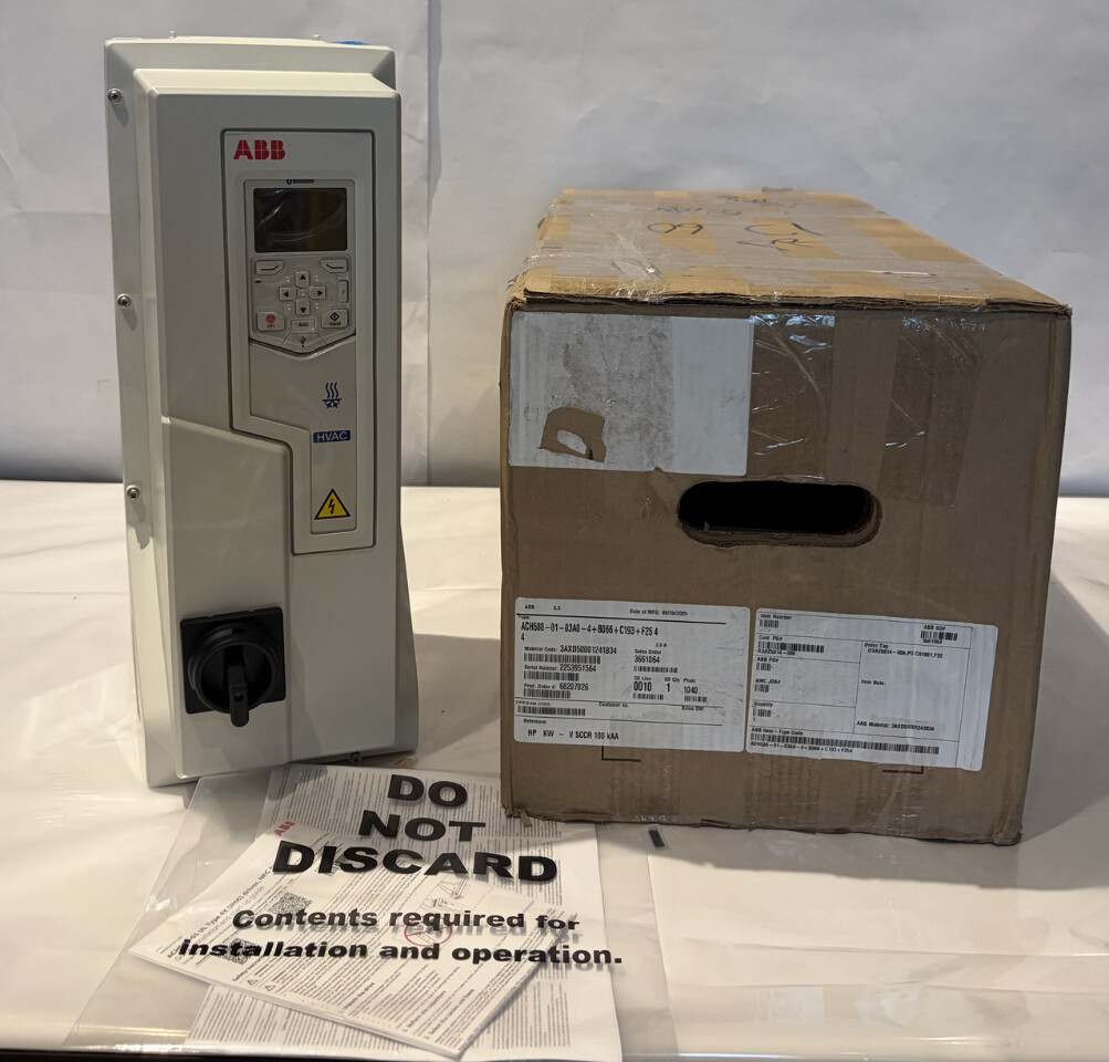 ABB ACH580-01-03A0-4+B066+C193+F254 AC VARIABLE FREQUENCY DRIVE 