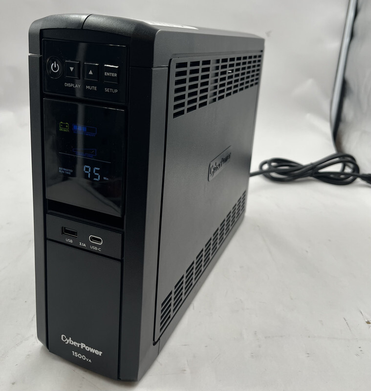 CYBERPOWER 1500VA SINE WAVE BATTERY BACK-UP SYSTEM BLACK GX1500U