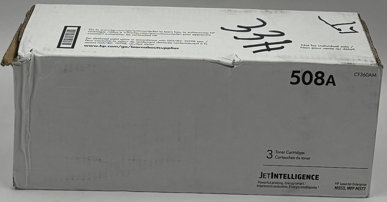 HEWLETT-PACKARD 508A CF362A TONER CARTRIDGE GENUINE HP YELLOW