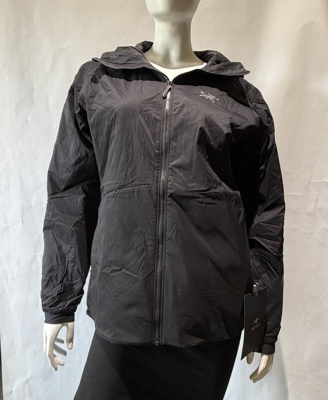 ARC'TERYX ATOM HOODY X000009452019 WOMEN WATER REPELLENT JACKET MEDIUM M BLACK