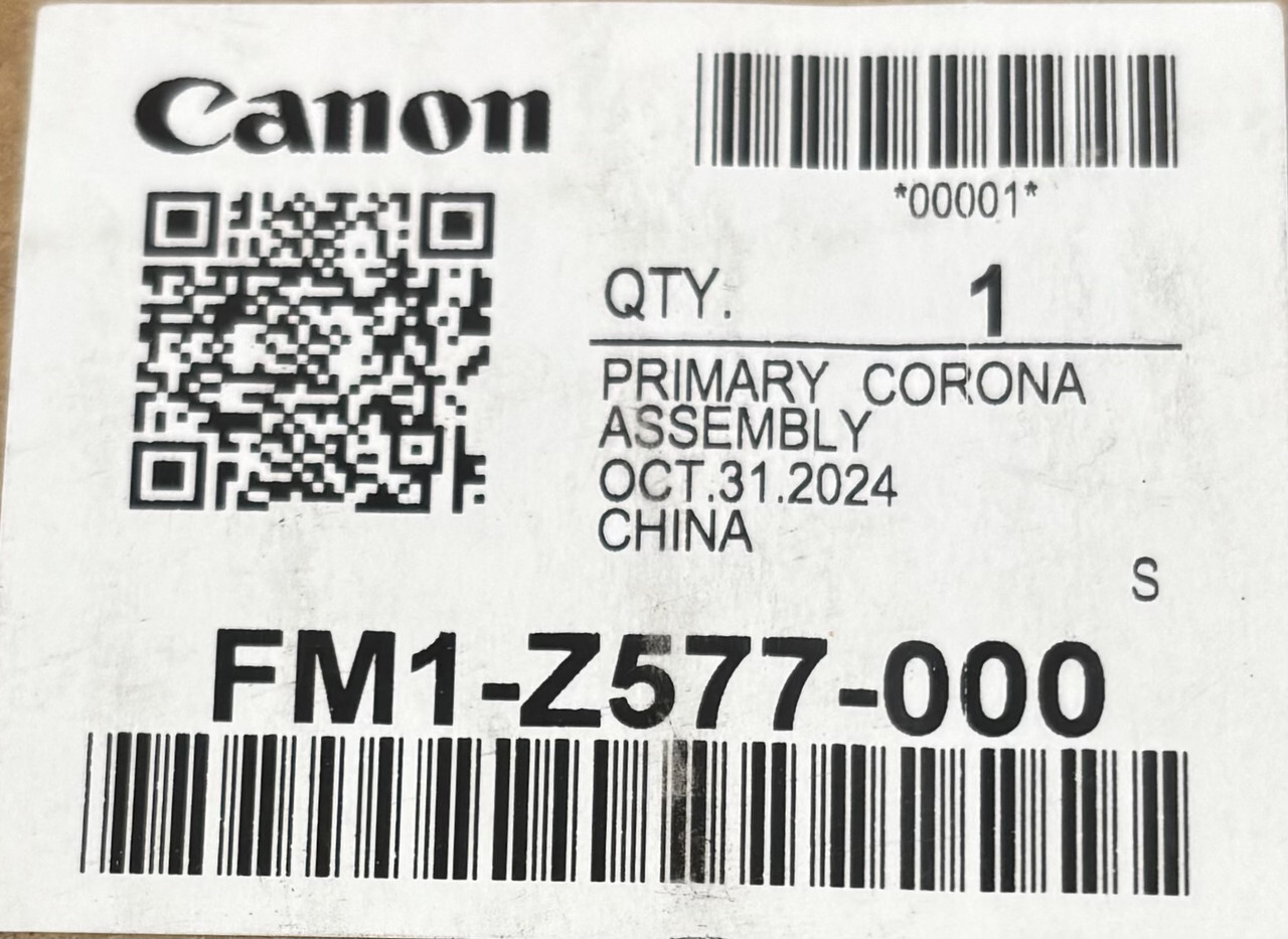 CANON FM1-Z577-000 GENUINE PRIMARY CORONA ASSEMBLY C38863 PURPLE4725