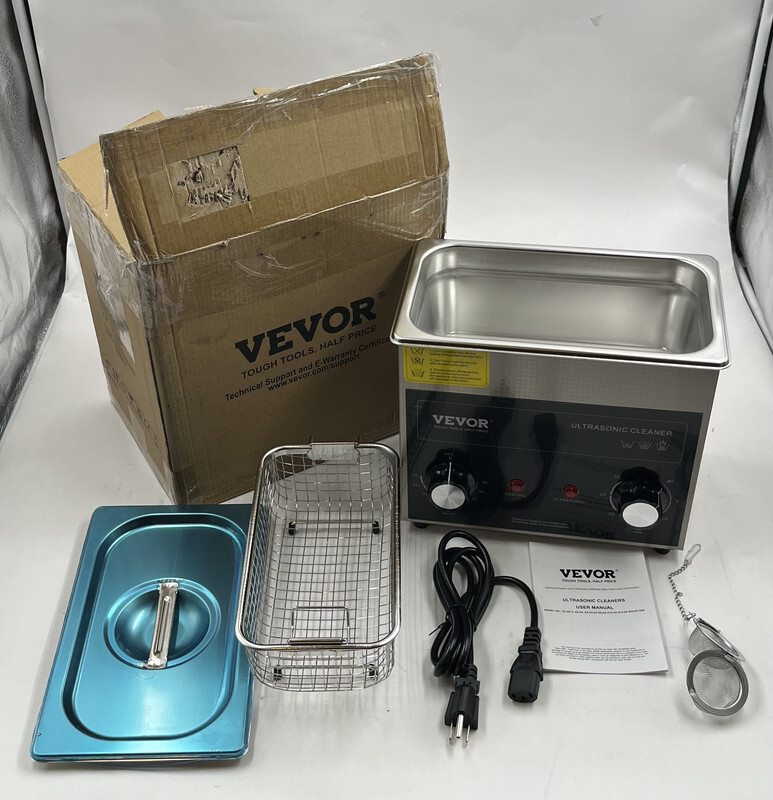 VEVOR ULTRASONIC CLEANER KZ-S3 LITER 3 AC120V HEATING 150W