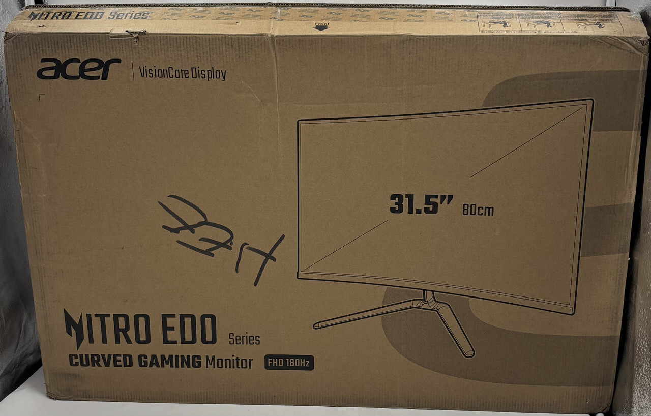 ACER NITRO EDO SERIES ED320QR VISIONCORE DISPLAY CURVED GAMING MONITOR FHD 180HZ