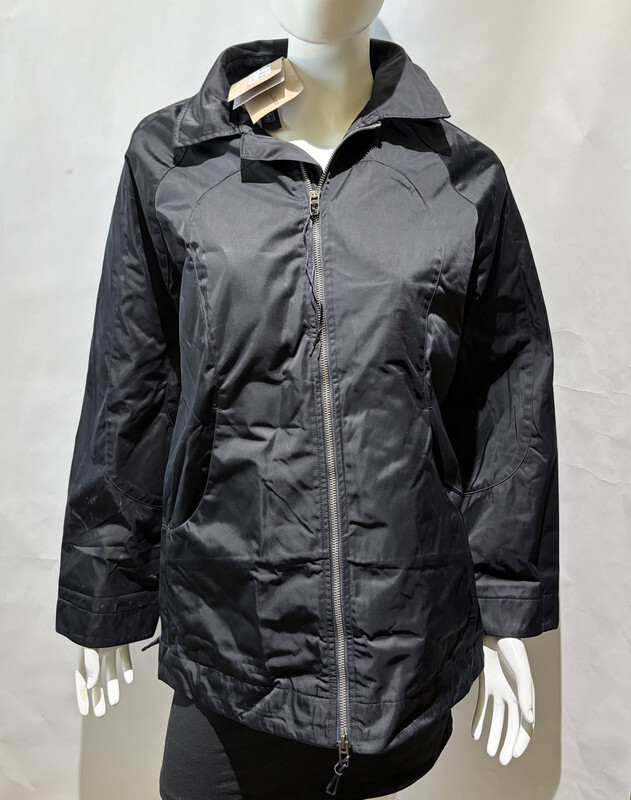 LULULEMON TAFFETA COLLARED JACKET SLNSH SIZE XS LM4ARZS BLACK