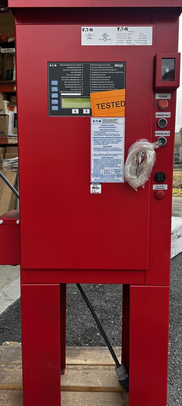 EATON FD120-L5-S2 FD120 DIESEL PLUS ENGINE FIRE PUMP CONTROLLER + 3A14119G02