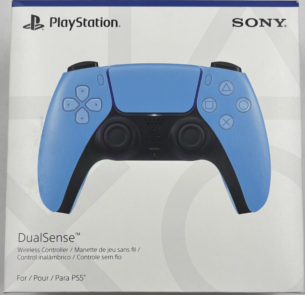PLAYSTATION DUALSENSE CFI-ZDS1 SONY WIRELESS CONTROLLER STARLIGHT BLUE/BLACK