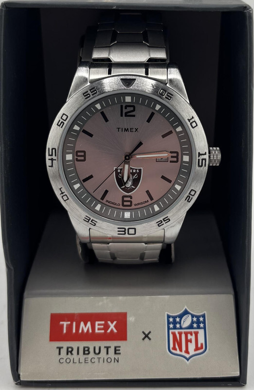 TIMEX TRIBUTE COLLECTION LAS VEGAS RAIDERS TW ZFRAIML YZ CLASSICS INDIGLO WR50M