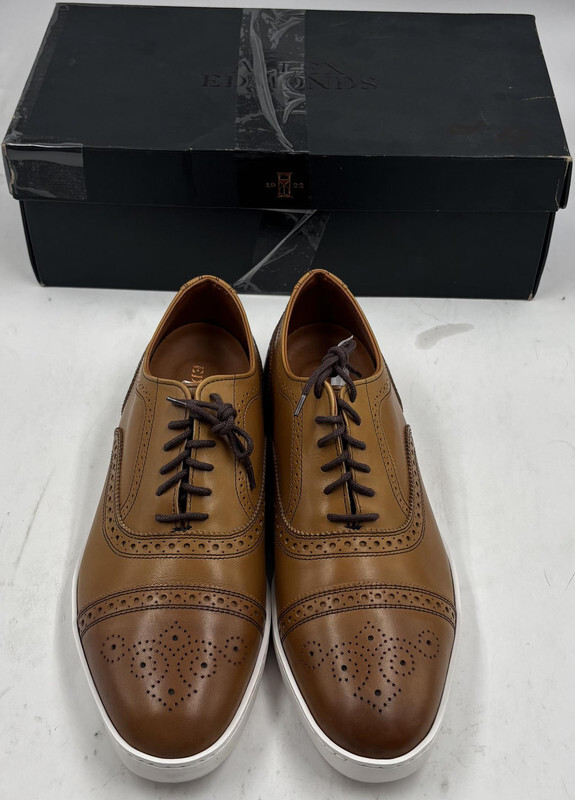 ALLEN EDMONDS STRAND SNKR SNEAKER 3866S F2 9.5 E WALNUT LE 0060705 75 4
