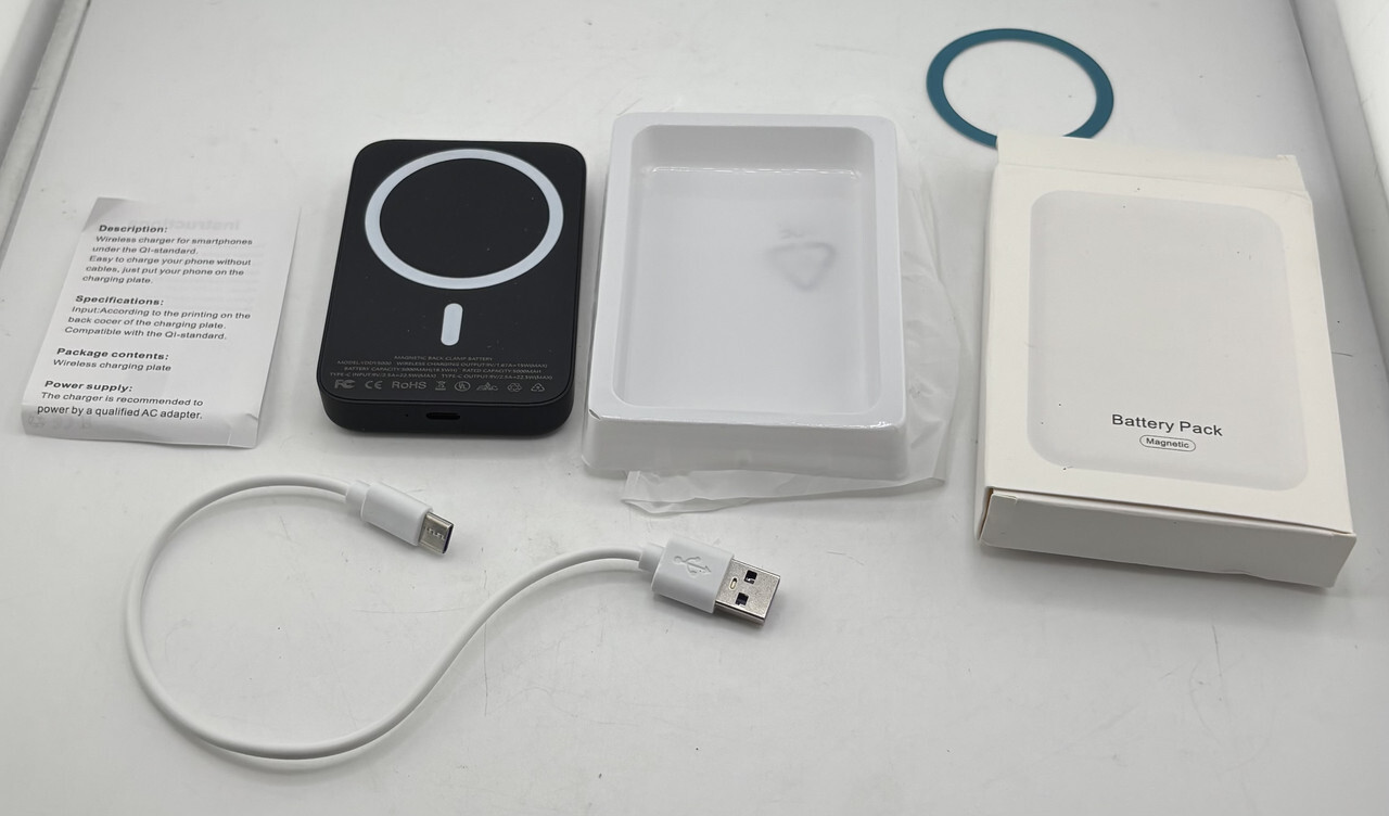 OEM YDDY5000 MAGNETIC PHONE POWER BANK MAGSAFE COMPATIBLE BLACK