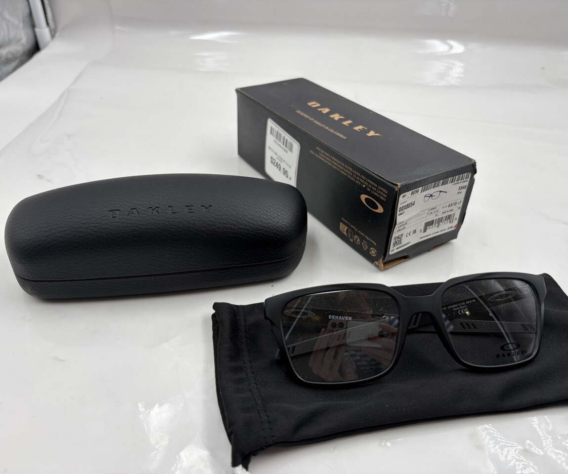 OAKLEY DEHAVEN OX8054-0155 MEN'S GLASSES IN BLACK 55-18-136 AUTHENTIC